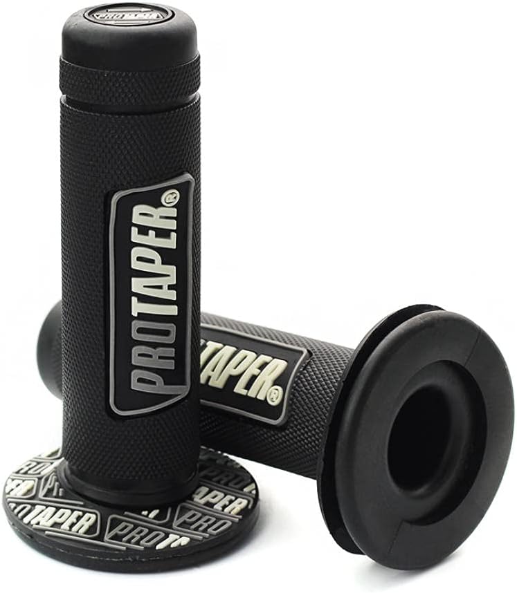 CWWNB 10 color Handlebar Grip Gel Brake Handle Rubber for 7/8 Motorcycle For CRF EXC YZF Protaper Pro taper Motocross Dirt Pit-Black - Image 1