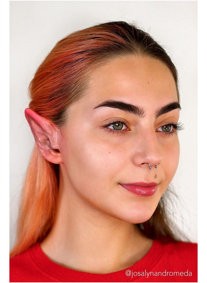 Graftobian - Graftobian Elf Ear Complete Makeup Kit - Elf Ears with Spirit Gum Adhesive and Skin Tone Makeup - for Cosplay, Halloween Costumes, & Theater - Full Color Instructions - Image 1