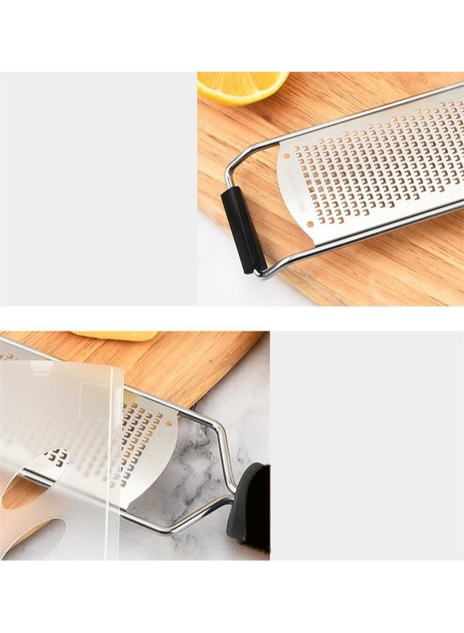 هومستر مفرمة الليمون، مفرمة الجبن البارميزان، شوكولاتة، مع شفرة من الفولاذ المقاوم للصدأ حادة كالسكين، غطاء واقٍ وفرشاة تنظيف، آمنة في غسالة الصحون - Image 5