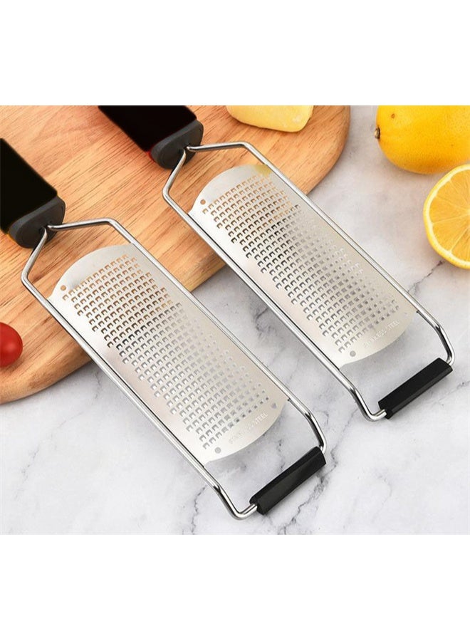 هومستر مفرمة الليمون، مفرمة الجبن البارميزان، شوكولاتة، مع شفرة من الفولاذ المقاوم للصدأ حادة كالسكين، غطاء واقٍ وفرشاة تنظيف، آمنة في غسالة الصحون - Image 3