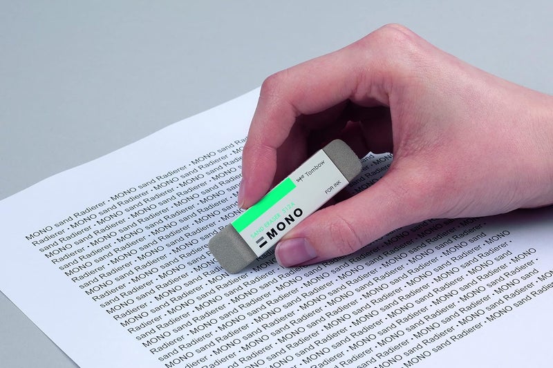 Tombow 57304 MONO Sand Eraser Silica Eraser Designed to Remove Colored Pencil and Ink Markings - Image 4