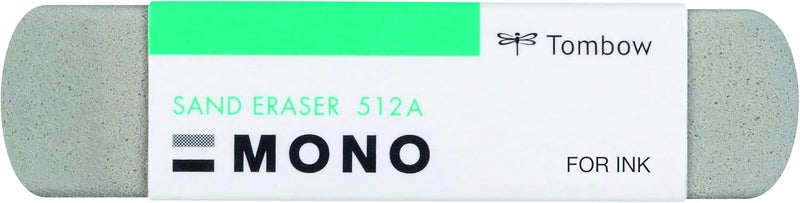 Tombow 57304 MONO Sand Eraser Silica Eraser Designed to Remove Colored Pencil and Ink Markings - Image 3