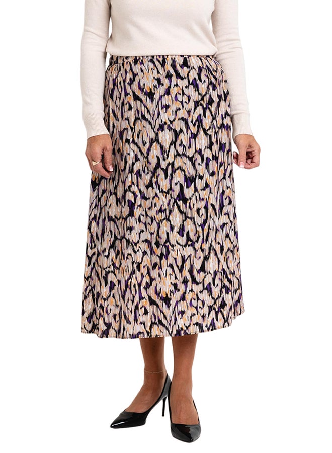 GERRY WEBER Print Midi Skirt, Multi - Image 1