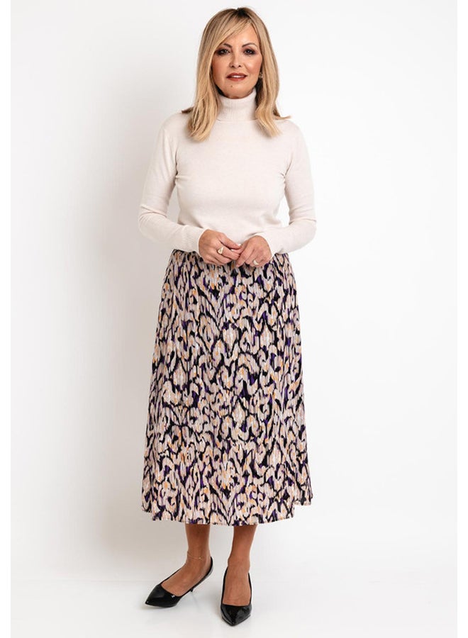 GERRY WEBER Print Midi Skirt, Multi - Image 2
