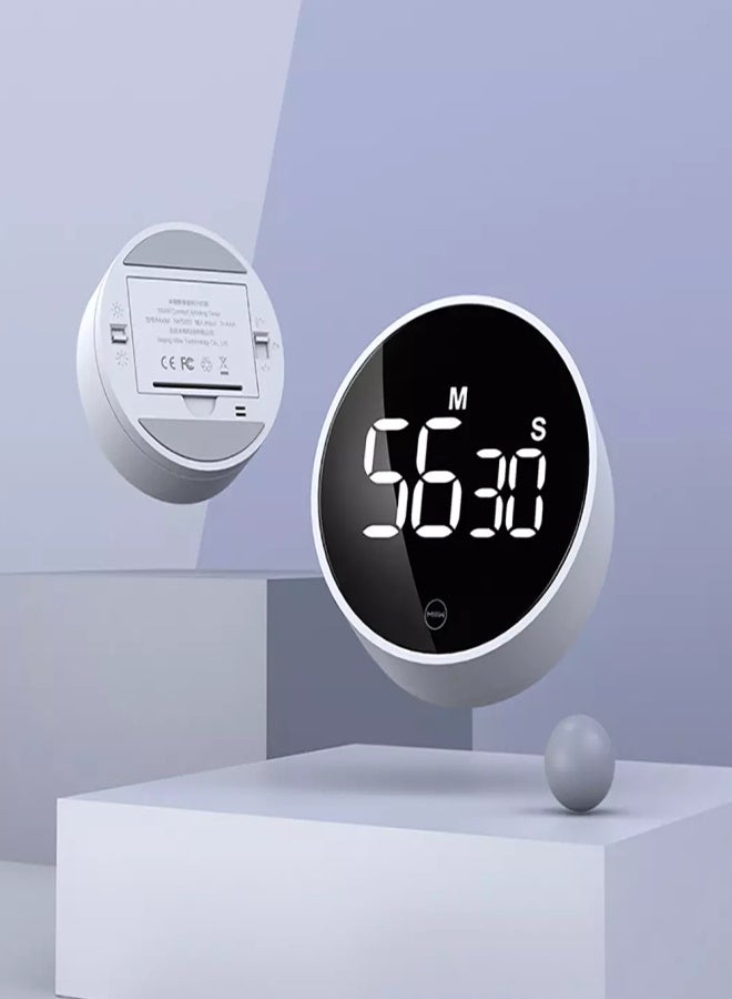 MIIIW Timer Rotation Timing Adjustable Sound Brightness Magnetic On the Back LED Digital Display - Image 3
