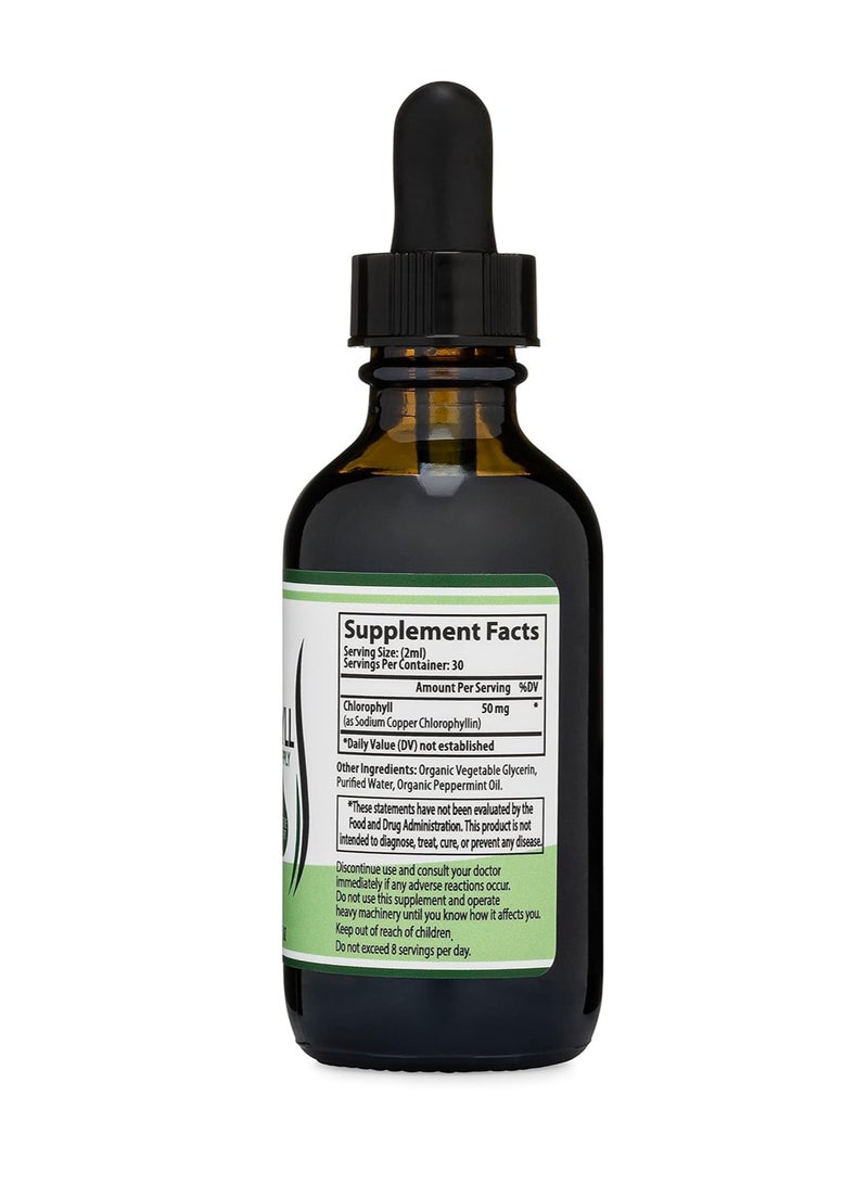 Double Wood Supplements Liquid Chlorophyll Drops for Skin Health and Immune Function 50 mg 120 doses - Image 4