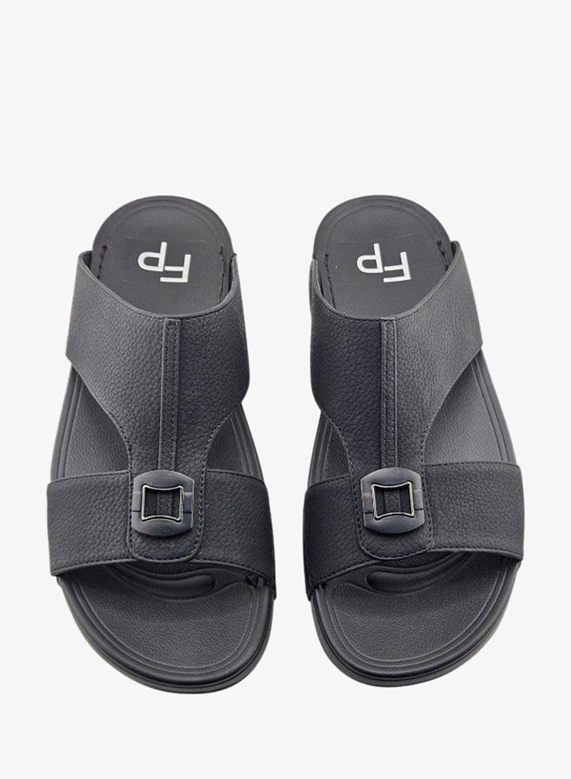 Footprint Cushion Ease Arabic Sandals for Men – Comfortable Cushioned Slip-On Slippers for Daily Wear - Image 2