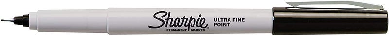 SHARPIE Permanent Markers, Ultra Fine Point, Black, 12-Count - Image 5
