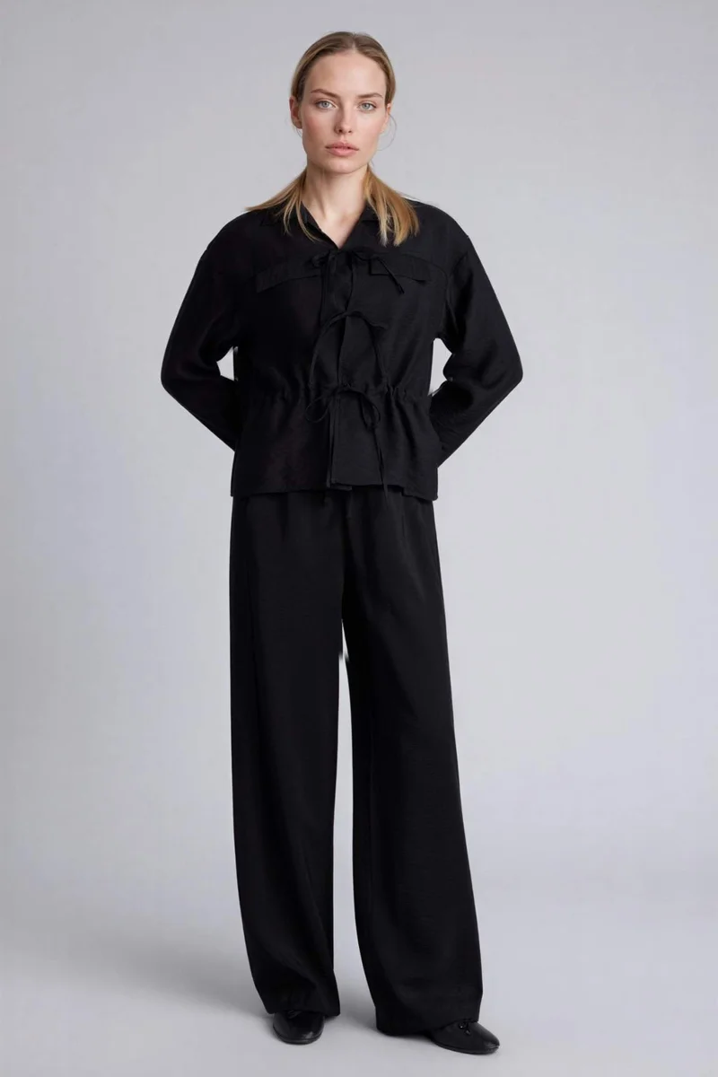 ديفاكتو Regular Fit Shirt Collar Long Sleeve Shirt
