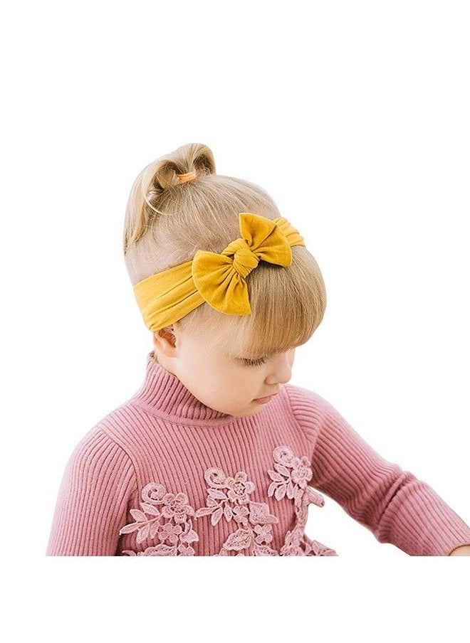 PALAY - 6Pcs Baby Nylon Headbands Turban Knotted Girls Hairband Super Soft And Stretchy Hair Wrap For Newborn Toddle Childrens (Multicolor) - Image 1