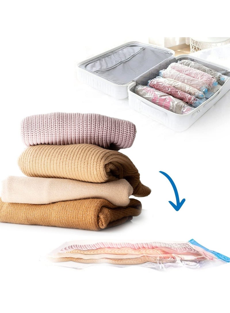 كيست خزين الملابس والبطانيات، مناسبة جدًا للسفر، 8*130، قطعتين - Image 5