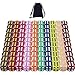 AUSTOR 100 Pieces 6 Sided Game Dice Set 10 Pearl Colors Round Edges Dices for Tenzi Farkle Yahtzee Bunco or Teaching Math with Velvet Storage Pouch - Image 3