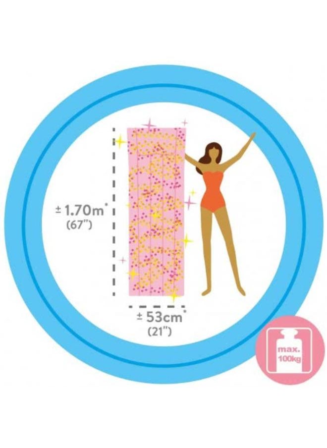 INTEX Pink Glitter Mat  - Image 2