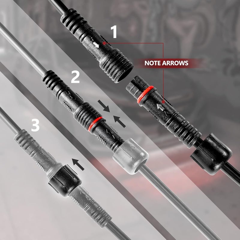 OPT7 Aura DreamColor RGB-IC Car Interior Ambient Light Kit - 6PC LED Strips with APP & Remote Control - Image 5