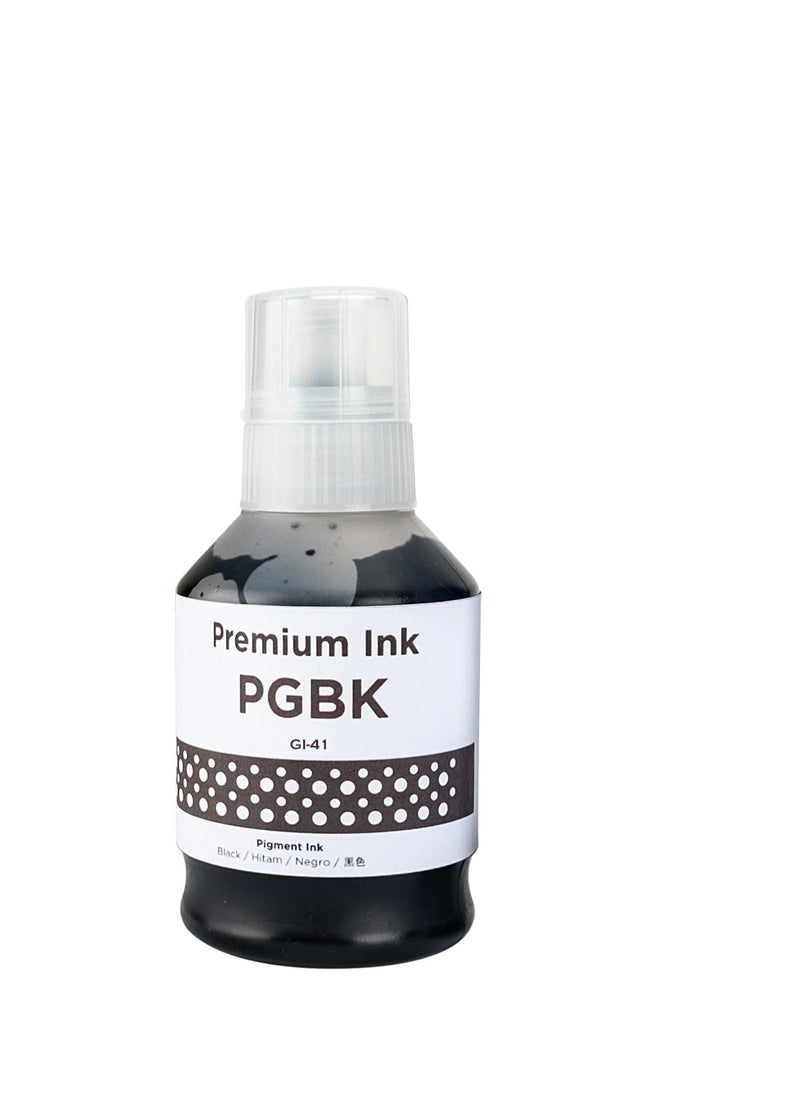 Terabyte 41 ink set 4-Pack (PigmentBlack Cyan Magenta Yellow) GI 41 Compatible for CANON PIXMA G1420/G2420/G2460/G3420/G3460  - Image 4