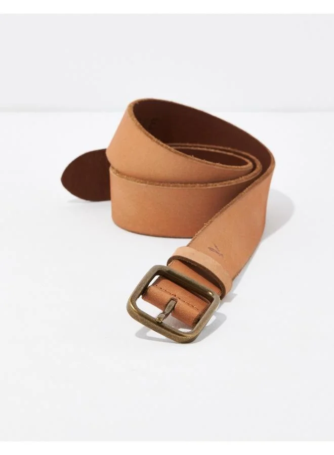 American Eagle Raw Edge Leather Belt