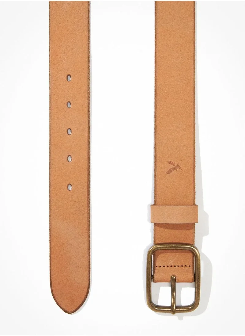 American Eagle Raw Edge Leather Belt