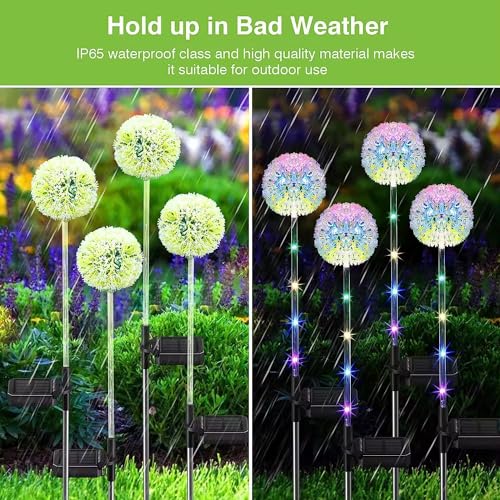 GIGAWATTS GW-920 Dandelion Solar Garden Light | 15 LED Solar Light Outdoor Garden with 2V Panel, 600mAh Battery, BIS Approved, IP65 Waterproof Garden Solar Lights for Lawn, Pathway & Backyard - Image 5