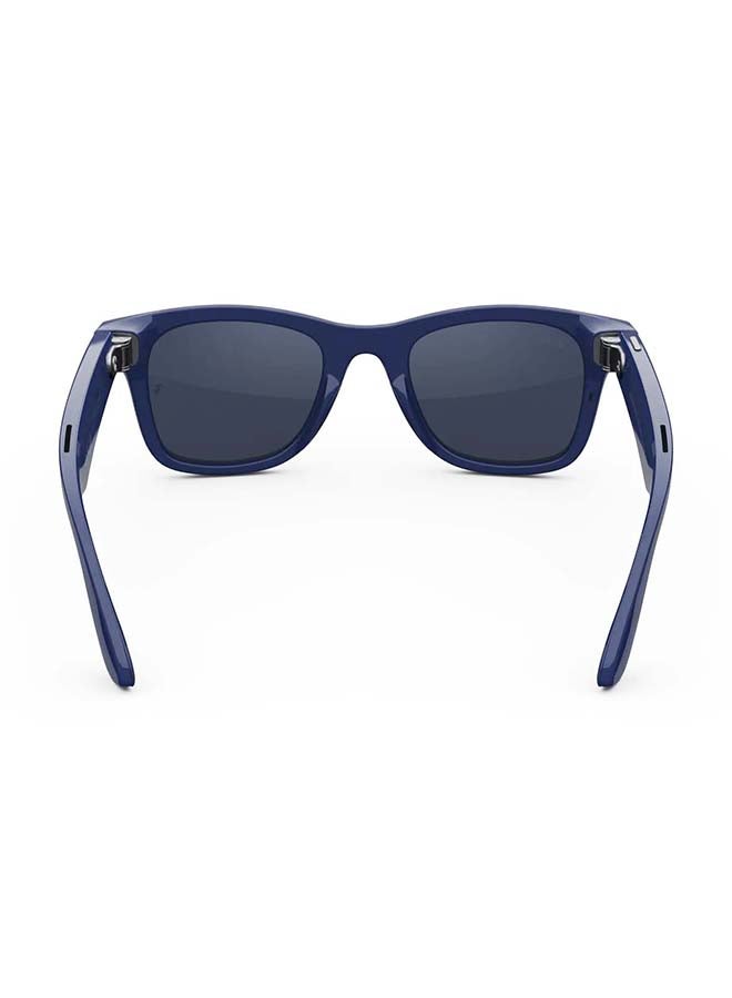 ميتا RAY-BAN Wayfarer (Gen 2) Shiny Cosmic Blue Frame Clear to Sapphire Transitions Lens Standard High bridge Shiny Cosmic Blue Clear to Sapphire Transitions - Image 4