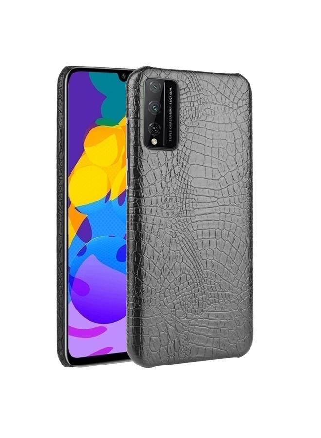 زبون جراب لهاتف Huawei Honor Play 4T Pro مقاوم للصدمات مصنوع من جلد التمساح PC + PU - Image 1