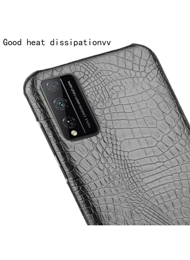 زبون جراب لهاتف Huawei Honor Play 4T Pro مقاوم للصدمات مصنوع من جلد التمساح PC + PU - Image 5