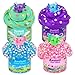 TITRITH 4 Pack Axolotl Slime Kit Butter Clear Slime Party Favors for Kids with Axolotl Charms Soft and Stretchy Pink Blue Purple Green Slime for Girls Boys 412 - Image 2