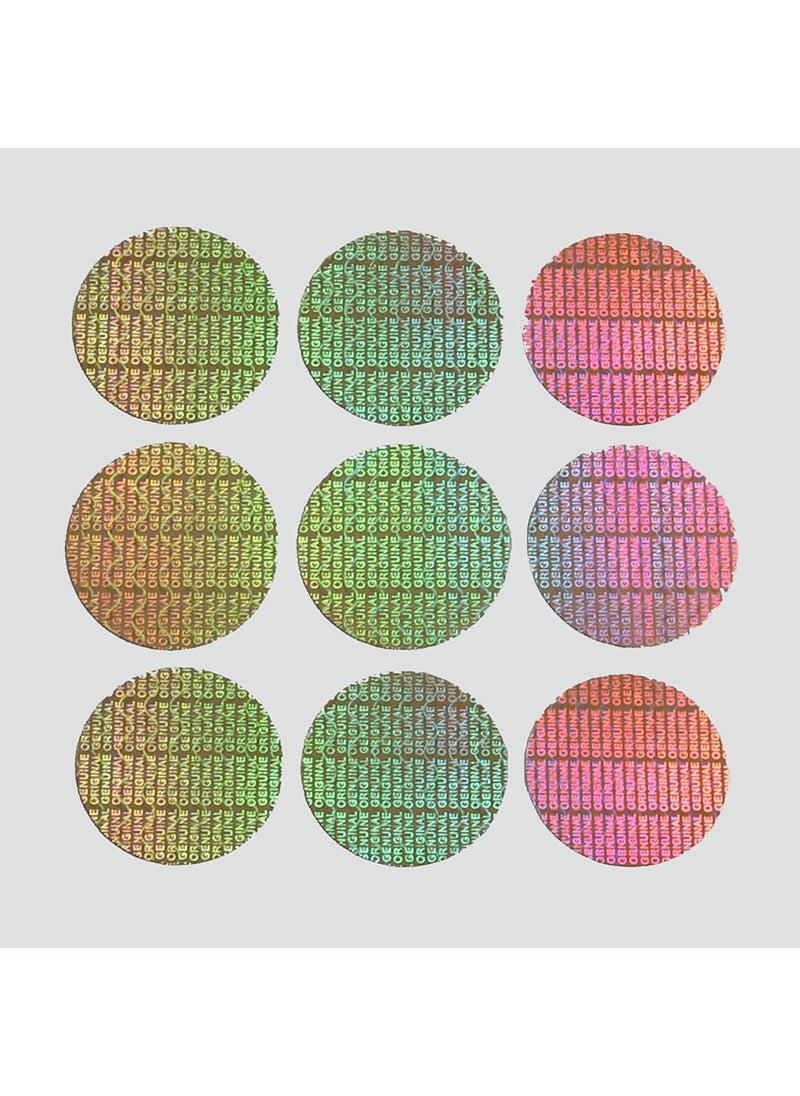 Elysian Elysian Silver Hologram Stickers Holograms Stickers Round Shape Hologram Genuine Original 5 Sheets 25 mm 180 Stickers  - Image 3