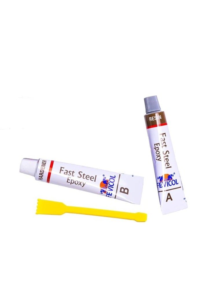 Fevicol Fast Steel Epoxy 57 gm | Two- Component Rapid-Setting Metal Adhesive for Auto Repairs Plumbing Radiators Household Fixes & Industrial Sealing - Image 4