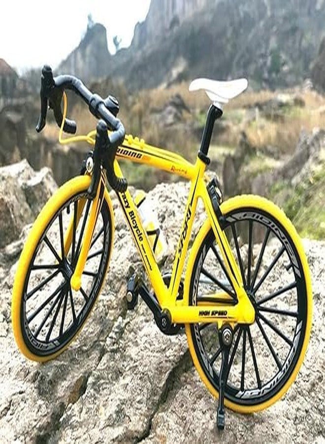 Samtop Miniature Die-Cast Racing Bicycle Model, 1:10 Scale Cast Zinc Alloy Miniature Decor Multicolor (Pack of 6) - Image 3