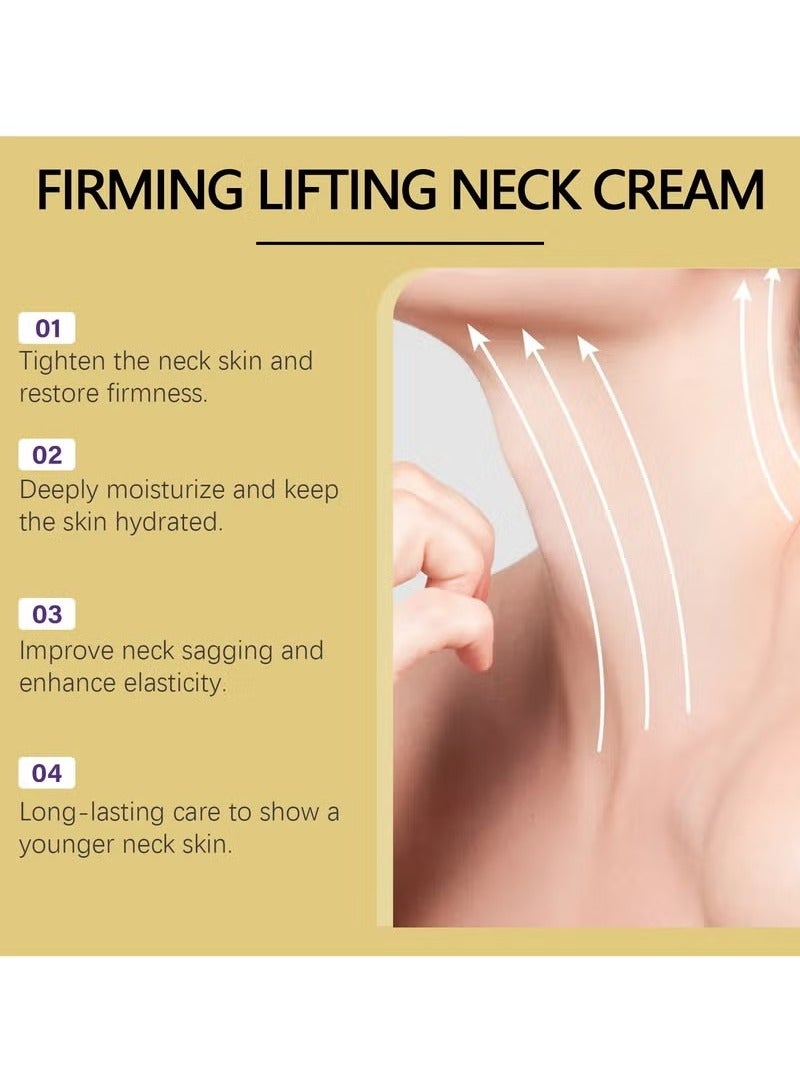 هويجي اه - 8 شد الرقبة كريم ، كريم شد الرقبة الدوارة ، ومكافحة الشيخوخة ، ترطيب وسحب 120g / 4.23oz ( 1 قطعة ) - Image 3