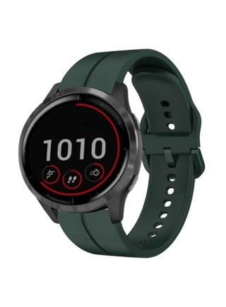 Replacement Strap For Garmin Vivoactive4 22mm Loop Silicone Watch Band Dark Green - pzsku/Z16F98EDBF79892B7864CZ/45/_/1714870384/d25a0407-95e7-4f39-9bf2-cc691cffd0bc