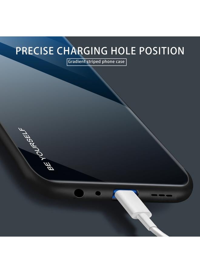 اس-توب جراب لهاتف OPPO Reno Z، جراب زجاجي متدرج الألوان - Image 5