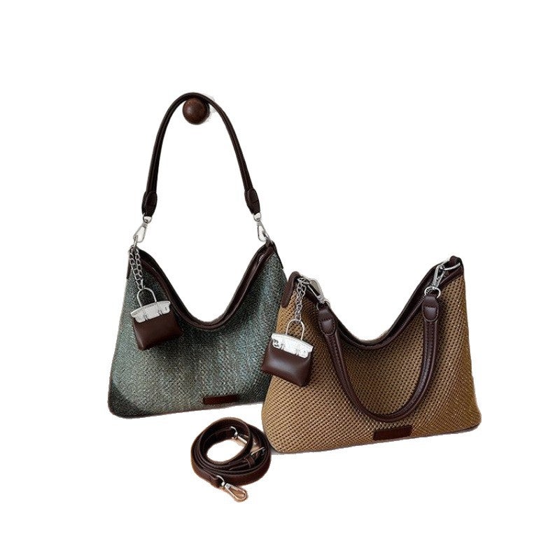 Woven Canvas Tote Bag - Image 5