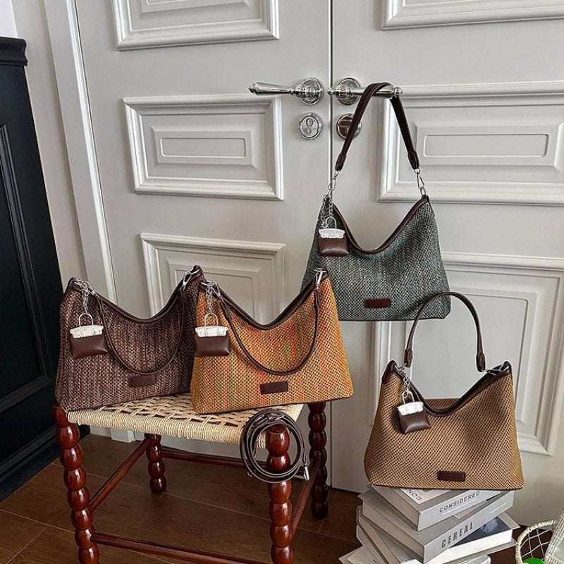 Woven Canvas Tote Bag - Image 2