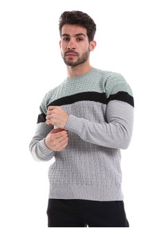 Caesar Wool Mens Pullover With Multi Design  - Image 3