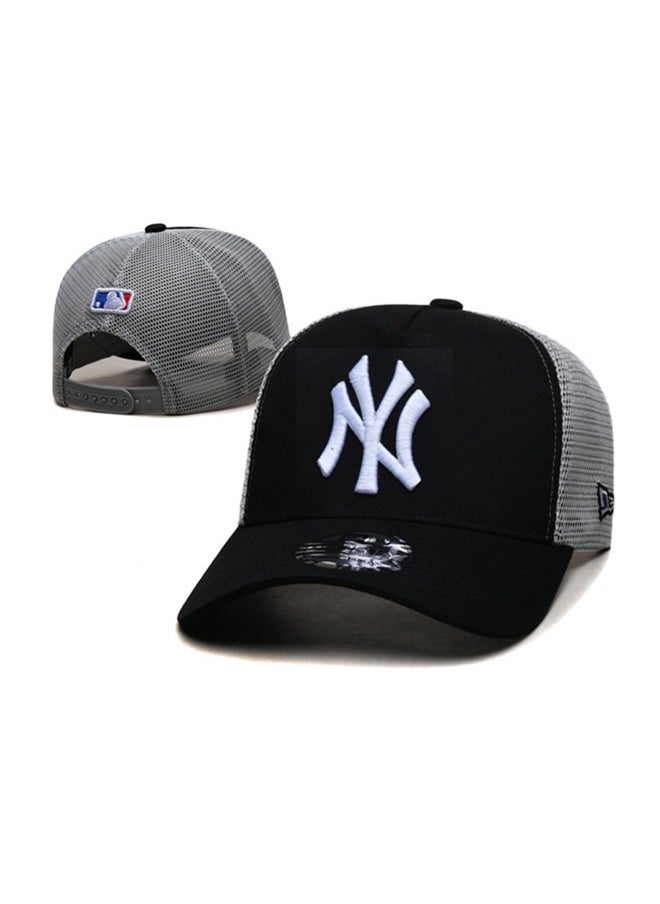 NEW ERA - NEW ERA 9Fort New York Yankees baseball cap duckbill cap sun hat pure cotton men's and women's outdoor sports black - Image 1