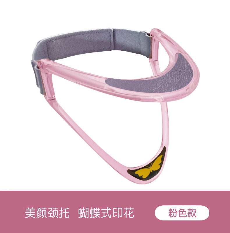 Generic Neck Bracket Anti-Bow Neck Protector Home Office Simple Cervical Orthosis Neck Fixing Bracket Neck Protector 2nd Generation-Pink 