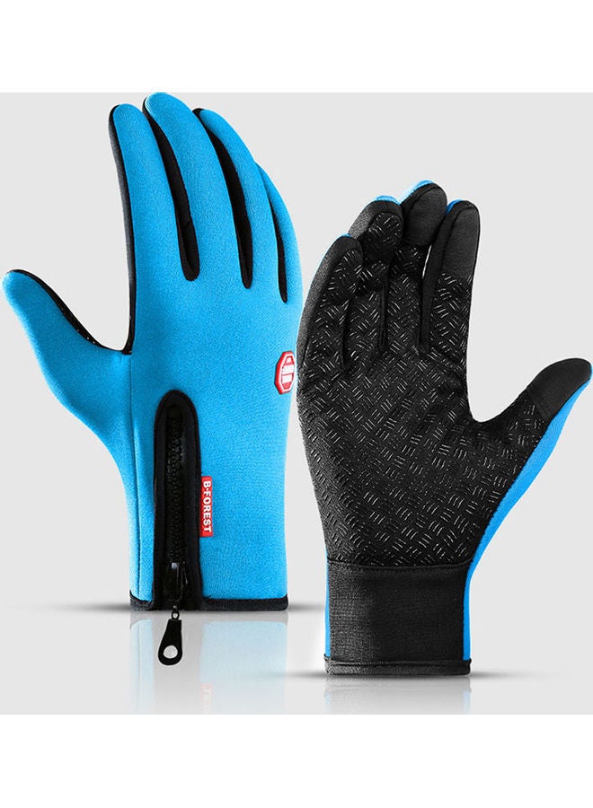 نيبمينينت قفازات رياضية من الصوف الحراري مضادة للماء وملاءمة لاستخدام شاشات اللمس ومناسبة لركوب الدراجات والمشي لمسافات طويلة والتزلج 0.085كجم - Image 5