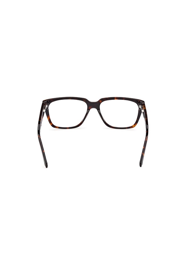 GUESS Men's Rectangular Eyeglass Frames Dark Havana GUESS GU5015005255 55 mm - Image 4