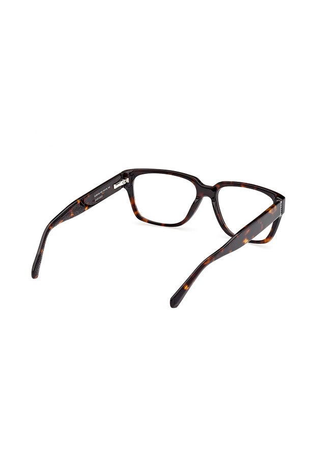 GUESS Men's Rectangular Eyeglass Frames Dark Havana GUESS GU5015005255 55 mm - Image 5