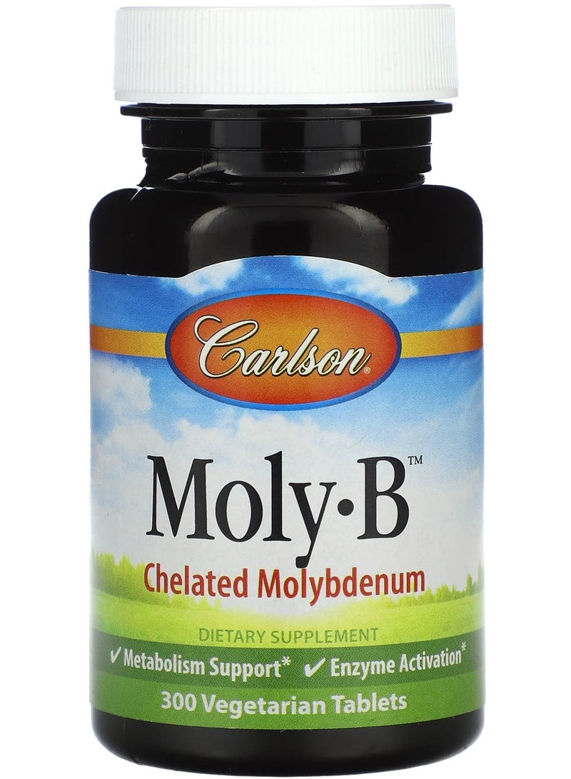 Moly·B,  Chelated Molybdenum, 300 Vegetarian Tablets