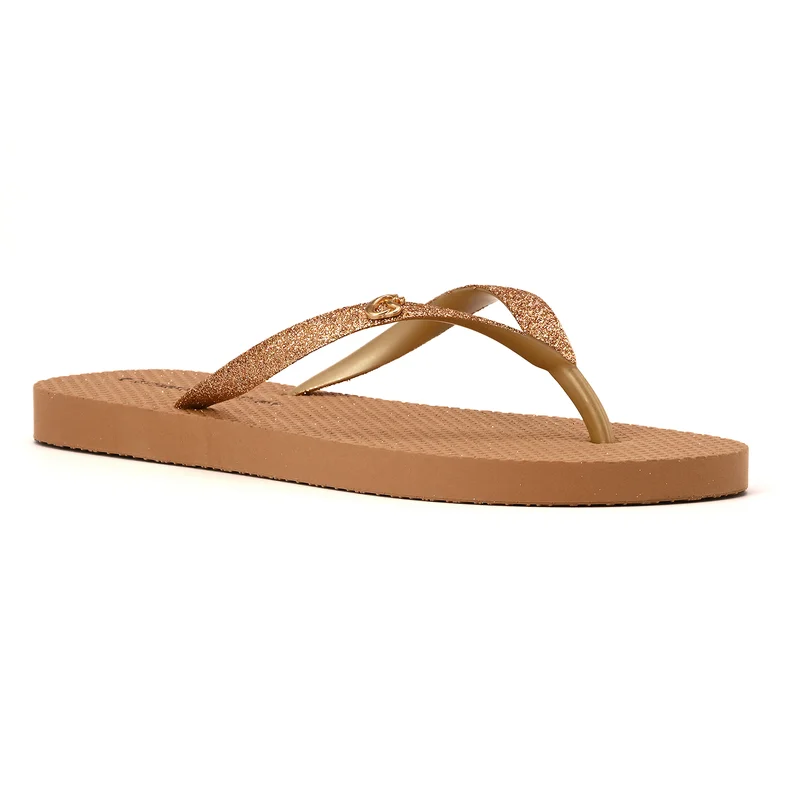 Golden Shine Flip-Flop
