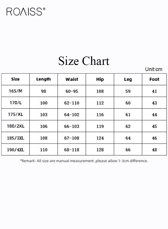 roaiss Men's Natural Linen Wide Leg Trousers Lightweight Breathable Cotton Linen Blend Pants for All Ages Loose Fit with Elastic Waist Comfort Large Size Available Trendy Casual Wear - Image 2
