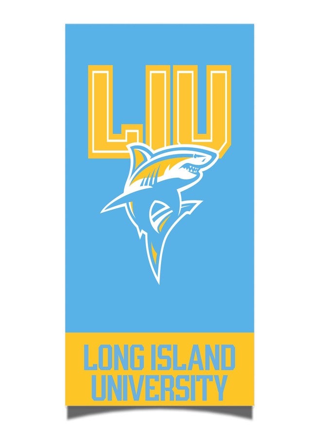 Desert Cactus Long Island University Poster LIU Sharks 11 x 17 Inch Room Office Décor Decoration Official Fan Gear (11x17 inch,Version 1A) - Image 1