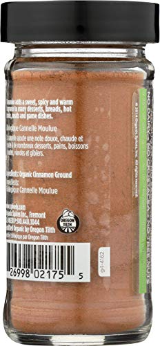 Spicely Organic Cinnamon Ground Ceylon 1.4 Oz Certified Gluten-Free - Image 4