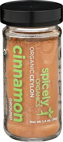 Spicely Organic Cinnamon Ground Ceylon 1.4 Oz Certified Gluten-Free - Image 1