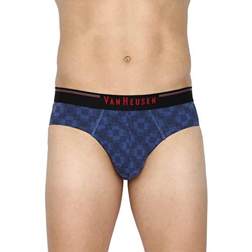 Van Heusen Men Briefs - 100% Combed Cotton - Pack of 3 - Anti Bacterial, Super Soft_10006_Cp-27, Cp-28, Cp-30_XL, Multicolor - Image 4