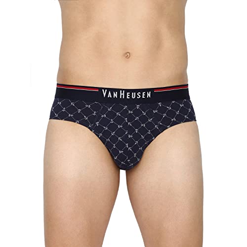 Van Heusen Men Briefs - 100% Combed Cotton - Pack of 3 - Anti Bacterial, Super Soft_10006_Cp-27, Cp-28, Cp-30_XL, Multicolor - Image 3