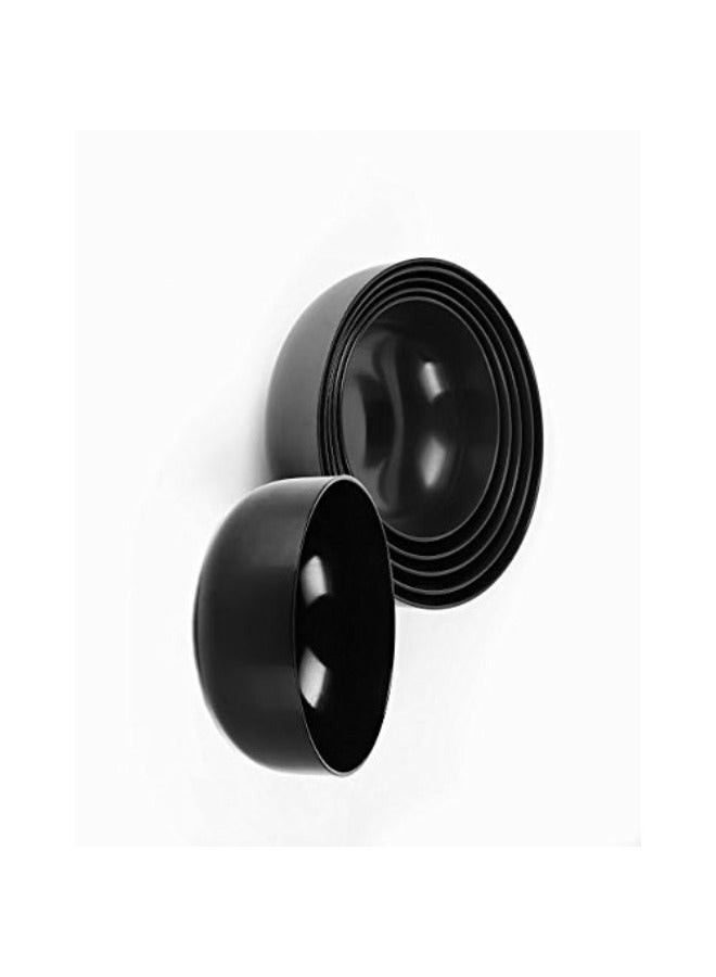 Sumeet 3mm Hard Anodised aluminium Tasra - Set of 6 (Capacity 0.5, 1, 1.6, 2.2, 2.8, 3.5 Liters, black) - Image 3