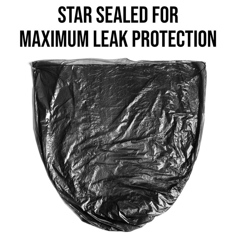 Aluf Plastics - RL-3036XH 20-30 Gallon Trash Can Liners (100 Count) - 30" x 36" - Thick 1.5 MIL Equivalent Black Trash Bags for Bathroom, Kitchen, Office, Industrial, Commercial, Recycling and More - Image 2